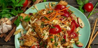Салат Хе из курицы