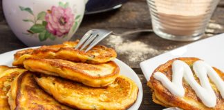 Кабачковые оладьи с чечевичной мукой