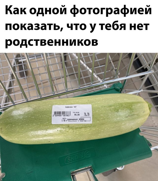 Ни семьи, ни бесплатного кабачка