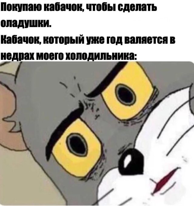 Готова поспорить, там есть еще кабачки в морозилке