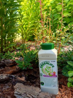 За счет гуматов в удобрении Гринлайф почва оздоравливается и насыщается органическими элементами