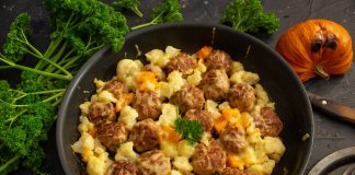 Митболы с цветной капустой в духовке