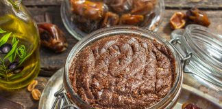 Арахисовая паста с медом и горьким шоколадом