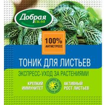 Тоник Добрая сила с витаминами и стимуляторами улучшит внешний вид цветка