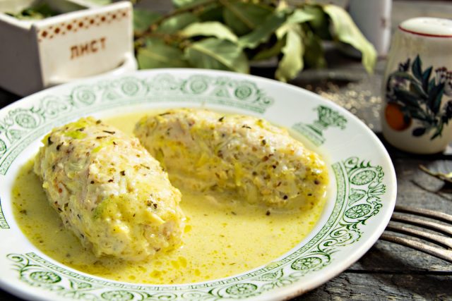 Куриные котлеты с киноа в сливочном соусе Куриные котлеты с киноа в сливочном соусе