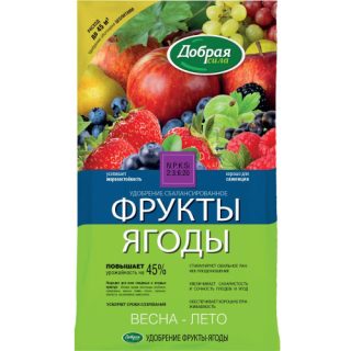 Пролонгированное удобрение Фрукты-Ягоды Добрая сила обеспечит арбузы комплексом необходимых элементов Пролонгированное удобрение Фрукты-Ягоды Добрая сила обеспечит арбузы комплексом необходимых элементов