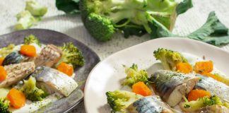 Вареная скумбрия — вкусный рецепт с брокколи