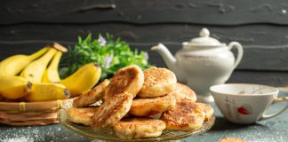 Сырники с бананом и корицей без сахара