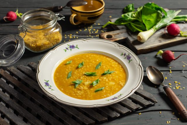 Рисовый суп с курицей, булгуром и картошкой Рисовый суп с курицей, булгуром и картошкой