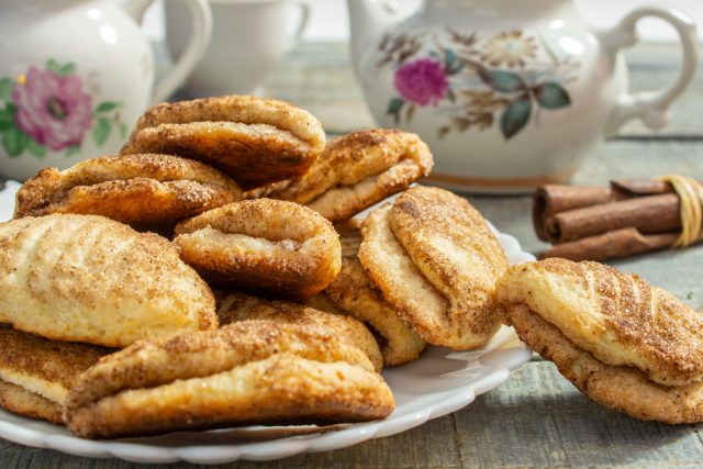 Печенье из творога с корицей