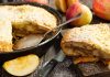 Заливной яблочный пирог с майонезом и сметаной