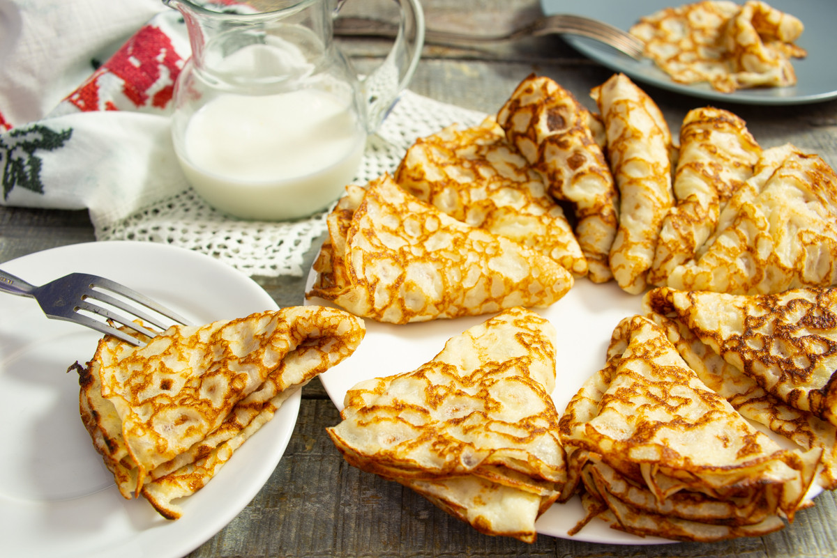 Как приготовить тесто для блинов в бутылке