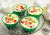 Омлет с ветчиной и овощами на пару
