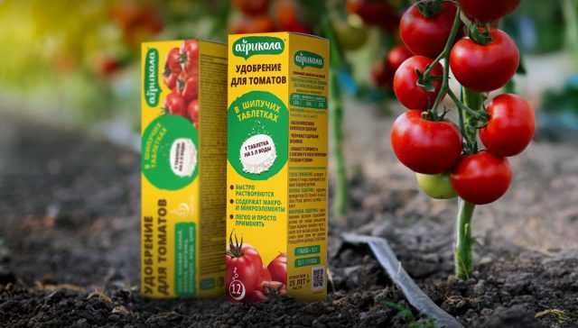 Никогда ещё подкормки томатов не были такими простыми, как с удобрением «Агрикола» в шипучих таблетках.