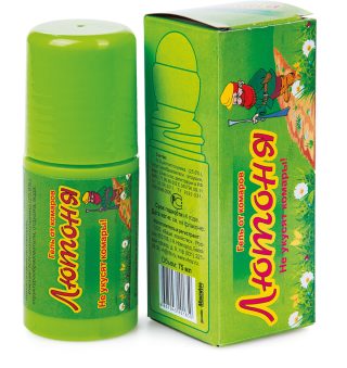 Гель-роллер «Лютоня» по своей форме – это аналог обычного роликового дезодоранта.