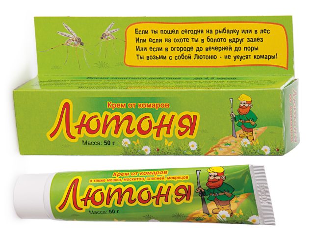 В особо жаркую погоду и для интенсивной работы лучше взять крем от комаров и мошек «Лютоня».