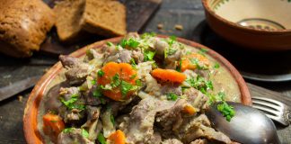 Куриные желудки по-итальянски