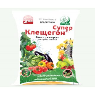В стадии розового бутона плодовые деревья и ягодные кустарники стоит обработать препаратом «Клещегон Супер».
