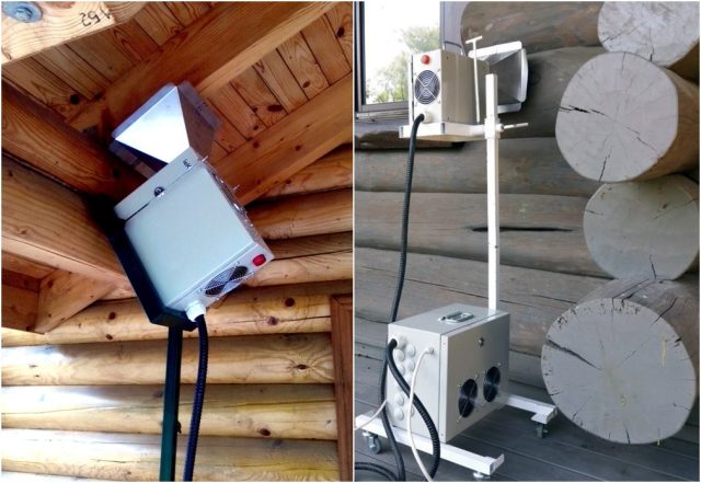 Термическая обработка сверх высокочастотным излучателем СВЧ, уничтожение вредителей высокой температурой.