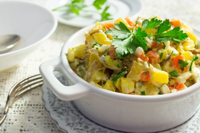 Лучший салат из картофеля Лучший салат из картофеля