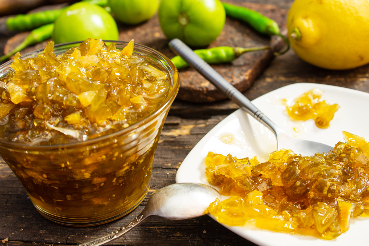 Варенье из зелёных помидоров