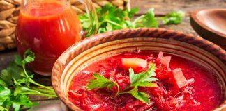 Борщ с томатным соком - Рецепты Борщ с томатным соком