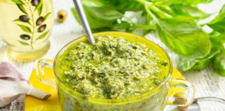 Соус песто с оливками
