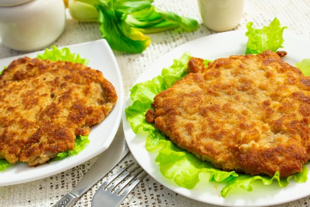 Венский шницель из свинины