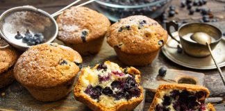 Маффины с голубикой