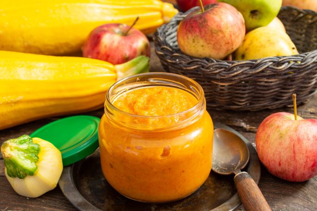 Кабачковая икра с яблоками Кабачковая икра с яблоками