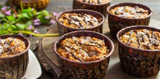 Маффины с тыквой и шоколадом без муки - Рецепты Маффины с тыквой и шоколадом без муки