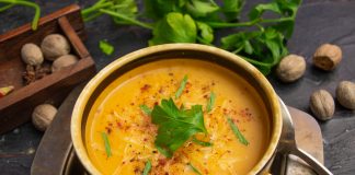 Сливочный суп из сладкого картофеля - Рецепты Сливочный суп из сладкого картофеля