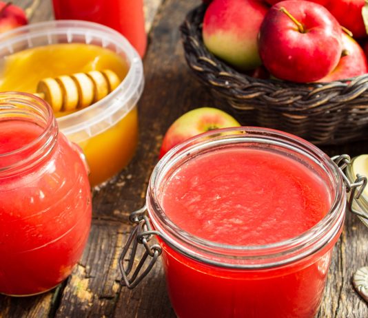 Желе из яблок с мёдом
