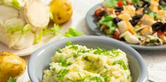 Пюре из картофеля и капусты