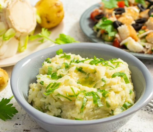 Пюре из картофеля и капусты