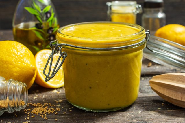 Французская горчица с лимоном