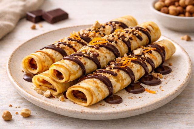 Благородная горечь темного шоколада выходит на первый план, а острота перца догоняет ее в послевкусии. Апельсиновые цукаты вносят жевательную текстуру и цитрусовый аромат, делая десерт сложным и многогранным.