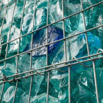 Габионы с декоративным стеклом