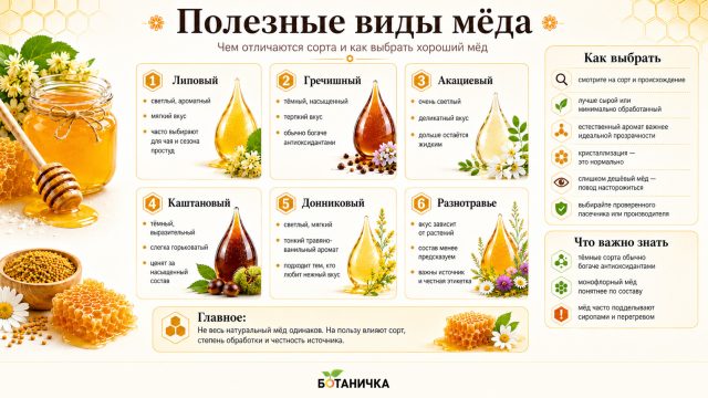 Какие виды мёда и чем полезны? Рассмотрим популярные