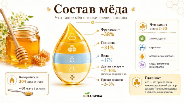 Состав мёда
