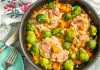 Жареные куриные бедра с брюссельской капустой - Рецепты Жареные куриные бедра с брюссельской капустой